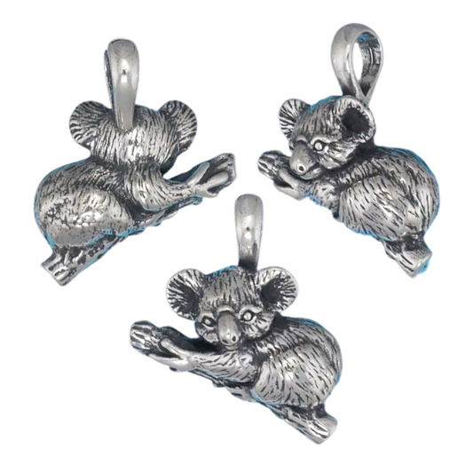 Koala Baby Pendant | Sterling Silver Koala Baby Pendant for Necklace