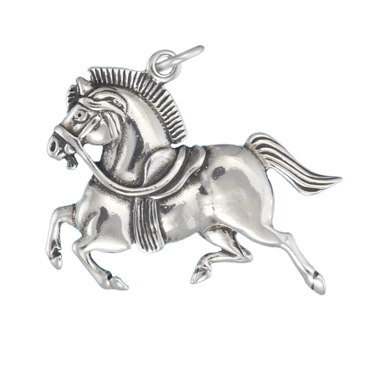 Classic Persian War Horse Pendant for Necklace | Classic Persian War Horse Pendant | Unique Design