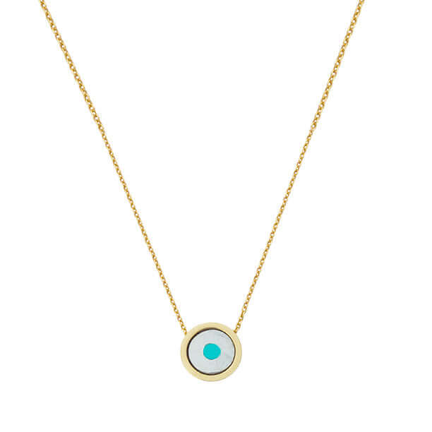 14K Gold Birthstone Necklace: Ethically Crafted | 14K Gold Birthstone Necklace - Ethical & Elegant
