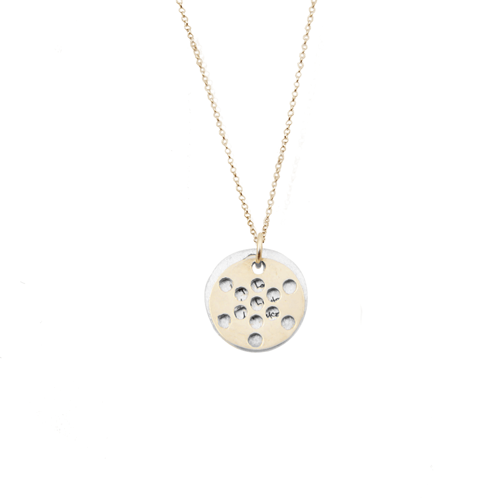 Angela Lindvall Peace Necklace: Sacred Geometry Talisman | Angela Lindvall Peace Necklace - Sacred Geometry