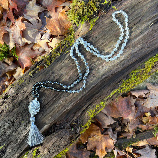 Inner Strength Mala Necklace | Inner Strength Mala Necklace for Resilience & Clarity