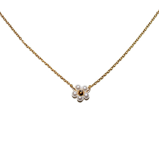 Grace Pearl Flower Pendant Necklace | Grace Pearl Flower Pendant Necklace | Elegant Jewelry